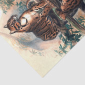 De tijger van Clouded door Joseph Wolf Tissuepapier (Detail)