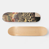 De tijger van de Japanse kunst van Ryokoku Persoonlijk Skateboard (Horizontaal)