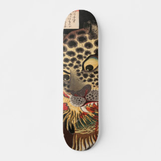 De tijger van de Japanse kunst van Ryokoku Persoonlijk Skateboard