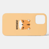 De Tijger van de klap met Persoonlijke Naam Case-Mate iPhone Case (Achterkant (horizontaal))