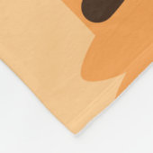 De Tijger van de klap met Persoonlijke Naam Fleece Deken (Hoek)