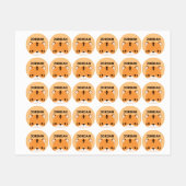 De Tijger van de klap met Persoonlijke Naam Labels (Vel)