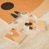 De Tijger van de klap met Persoonlijke Naam Legpuzzel (Zijkant)