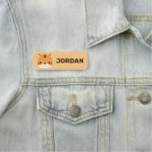 De Tijger van de klap met Persoonlijke Naam Naamplaatje (In situ)