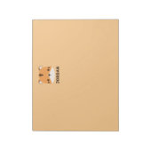 De Tijger van de klap met Persoonlijke Naam Notitieblok (Linkerzijde)