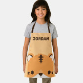 De Tijger van de klap met Persoonlijke Naam Schort (Insitu)