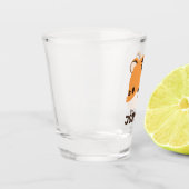 De Tijger van de klap met Persoonlijke Naam Shot Glas (Links)