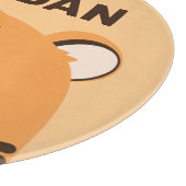 De Tijger van de klap met Persoonlijke Naam Snijplank (Hoek)