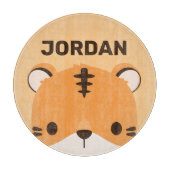 De Tijger van de klap met Persoonlijke Naam Snijplank (Voorkant)