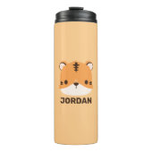 De Tijger van de klap met Persoonlijke Naam Thermosbeker (Voorkant)