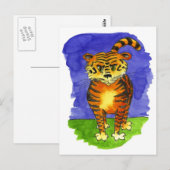 De Tijger van de tijger Briefkaart (Voorkant / Achterkant)