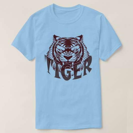 DE TIJGER WIL ZIJN PROOI OPETEN T-SHIRT (Design voorkant)