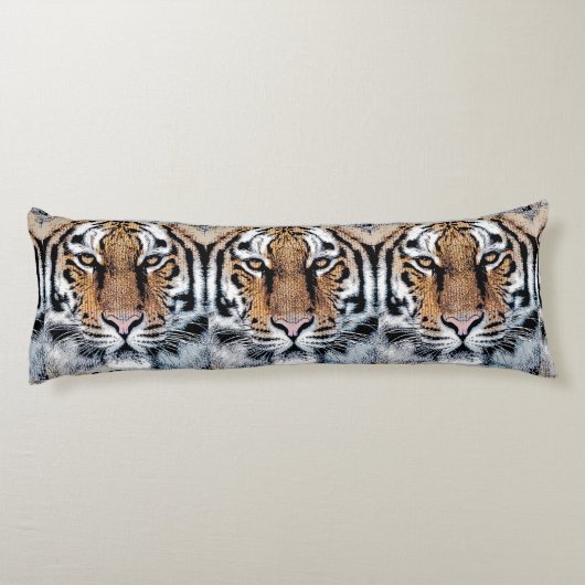 De tijgergezichtsstaar in de Grafische Stijl van d Lichaamskussen (Achterkant)