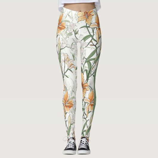 De tijgerlelies, rustend, leggings (Voorkant)