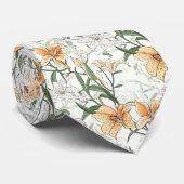 De tijgerlelies stropdas (Opgerold)