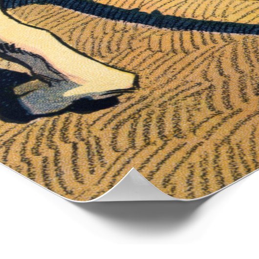 De tijgerpresident door Samuel Ehrhart Poster (Hoek)