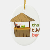 De Tiki Bar Keramisch Ornament (Voorkant)