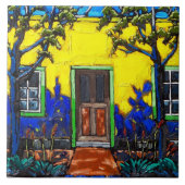 De Tile "Light and Shadow", Tucson Barrio Tegeltje (Voorkant)