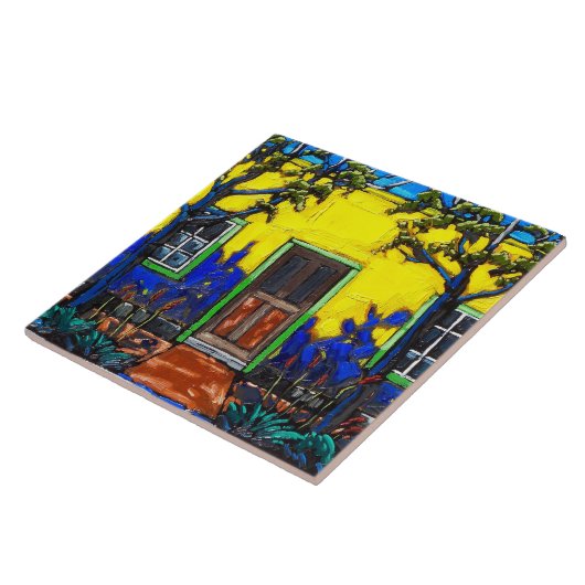 De Tile "Light and Shadow", Tucson Barrio Tegeltje (Zijkant)