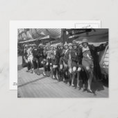 De Tiller Girls, begin jaren 1900 Briefkaart (Voorkant / Achterkant)