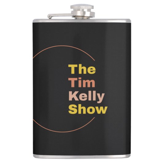 De Tim Kelly Show Flask Heupfles (Voorkant)