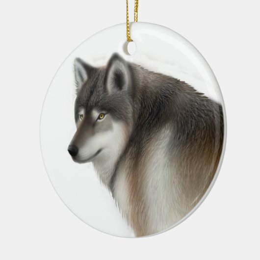 De Timber Wolf Ornament (Links)