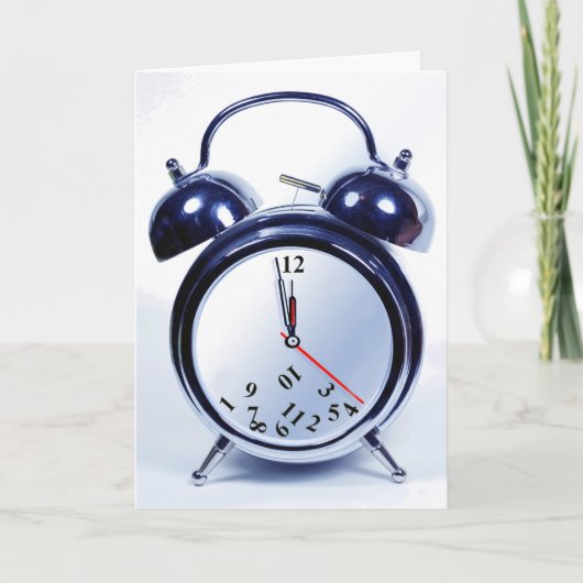 De timing is alles kaart (Voorkant)