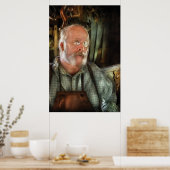 De timmerman en zijn werkplaats poster (Keuken)
