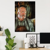De timmerman en zijn werkplaats poster (Thuiskantoor)