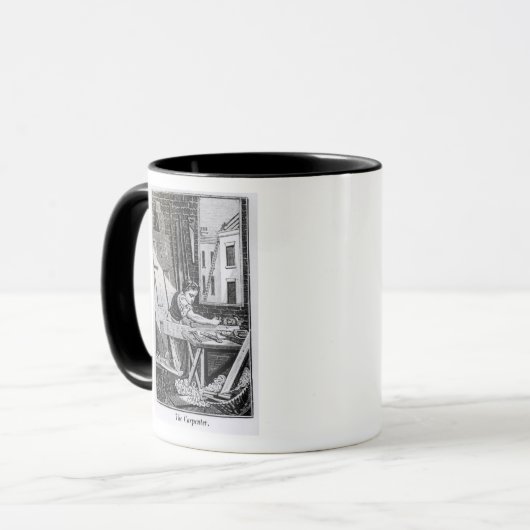 De timmerman mok (Voorkant links)