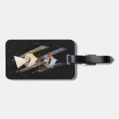 De Timmons Kite Bagagelabel (Achterkant horizontaal)