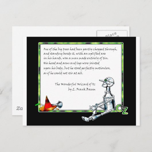 De Tinman Briefkaart (Voorkant / Achterkant)