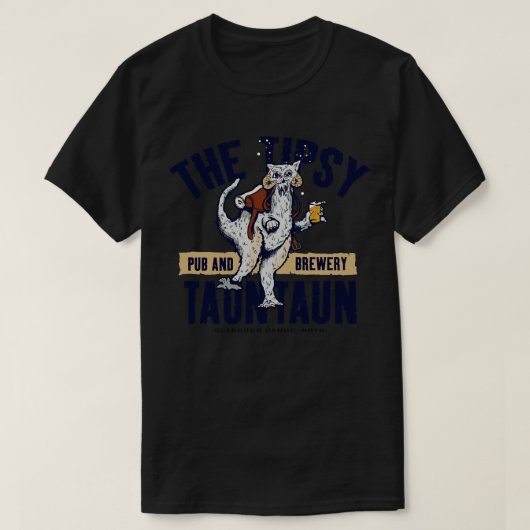 De Tipsy Tauntaun T-shirt (Design voorkant)