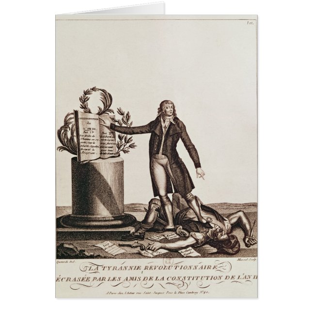 De tiran van de revolutie is overhaast (Voorkant)