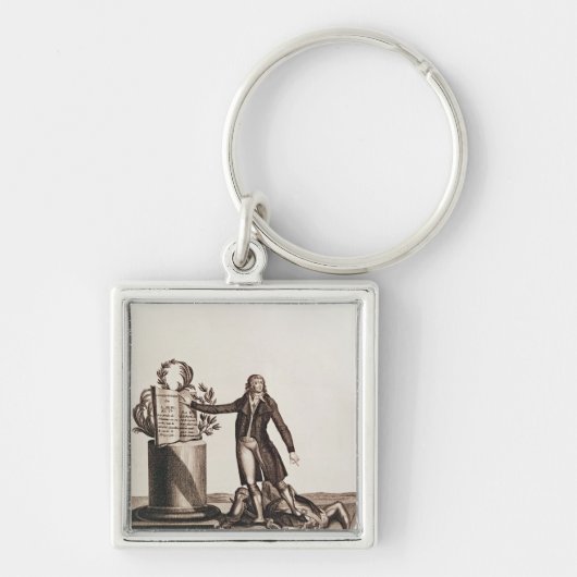 De tiran van de revolutie is overhaast sleutelhanger (Voorkant)