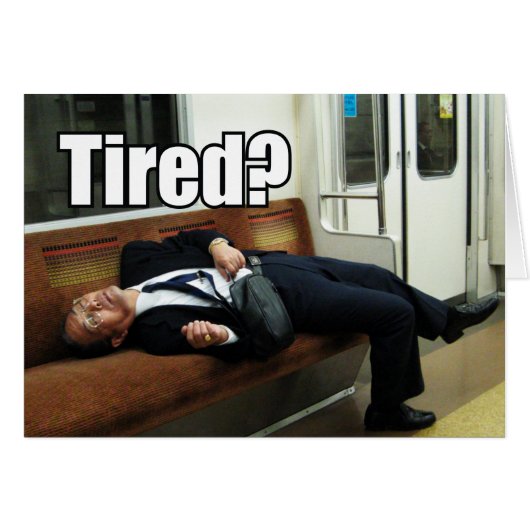 De tired Salaryman (Voorkant Horizontaal)