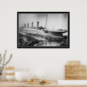 De Titanic is gebouwd in 1909 Poster (Keuken)