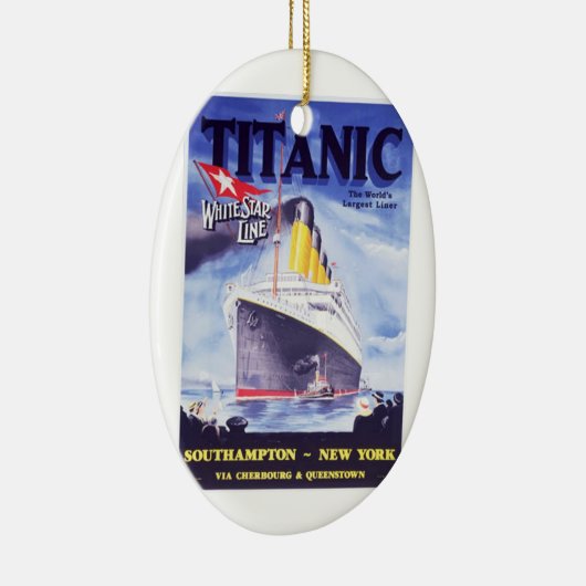 De Titanic Keramisch Ornament (Rechts)