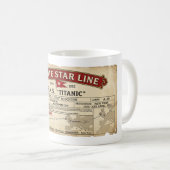De "Titanic Maidentrip" Instapass Koffiemok (Voorkant rechts)