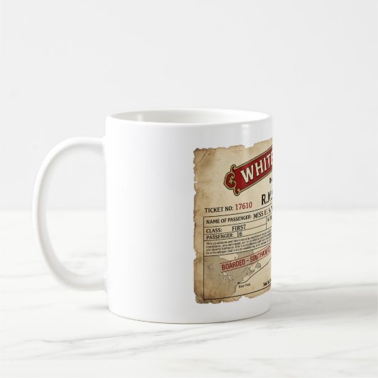 De "Titanic Maidentrip" Instapass Koffiemok (Links)