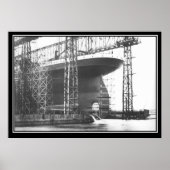 De Titanic reeks Poster Titanic Launch (Voorkant)