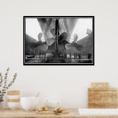De Titanic-serie Poster Titanic-schroeven (Keuken)