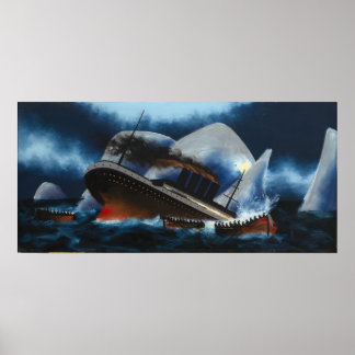 De Titanic skelen, werken Poster