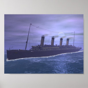 De Titanic slaat de geschiedenis in Poster