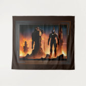 De Titans van Arkeros AI Concept Art van Xzendor7 Wandkleed (Voorkant (horizontaal))