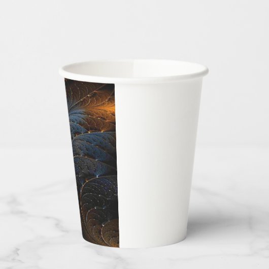 De titel voor een 8oz papieren beker zonder deksel (Links)