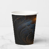 De titel voor een 8oz papieren beker zonder deksel (Voorkant)