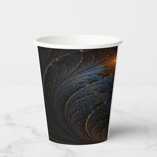 De titel voor een 8oz papieren beker zonder deksel (Voorkant)