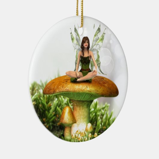 De Toadstool Fairy Keramisch Ornament (Rechts)