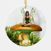 De Toadstool Fairy Keramisch Ornament (Voorkant)
